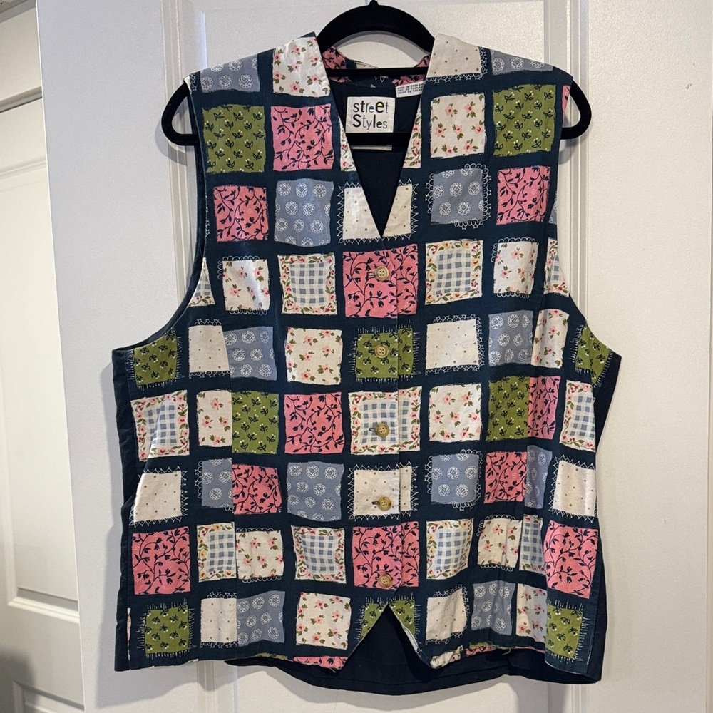 Colorful Patchwork Vest